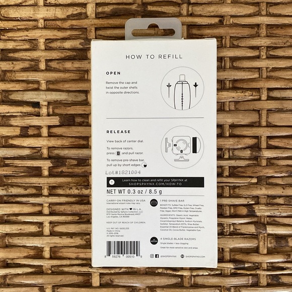 Sphynx all-in-one portable razor with refill pack - Picture 5 of 5